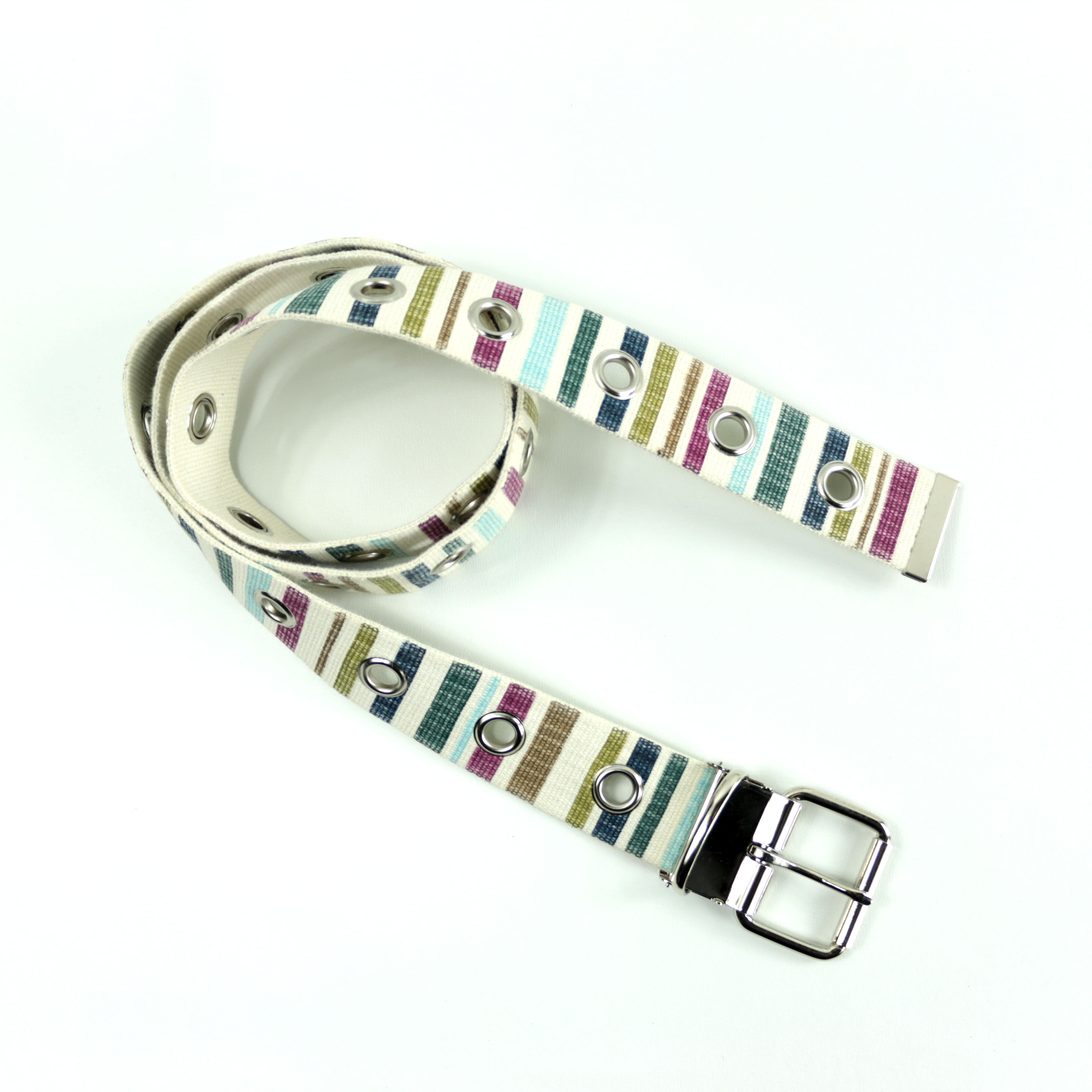 カラフルストライプの子供用ベルト